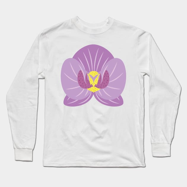 Cute Colorful Flower Long Sleeve T-Shirt by SWON Design